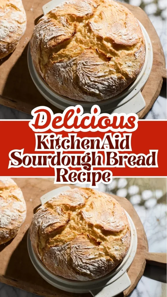 Delicious KitchenAid Sourdough Bread