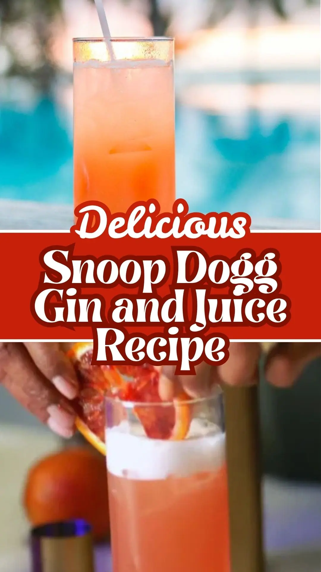 Easy to make Snoop Dogg Gin and Juice