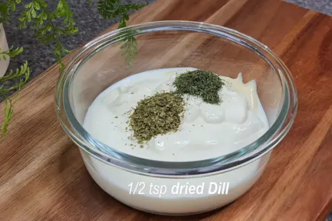 Add dried dill