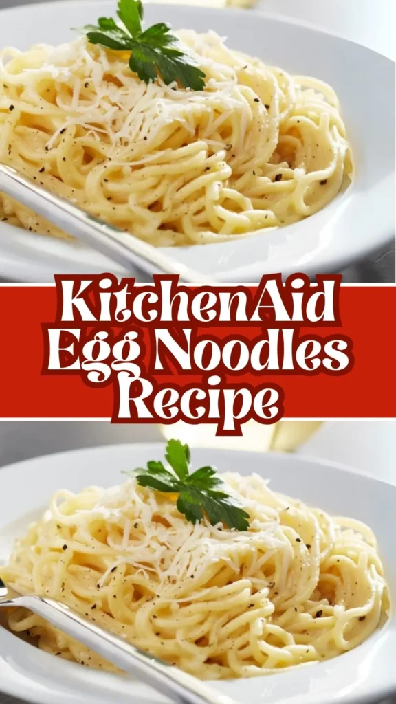 KitchenAid Egg Noodles