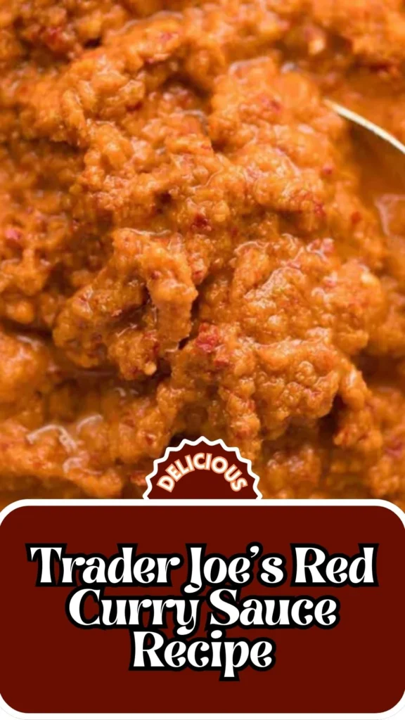 Copycat Trader Joe's Red Curry Sauce Recipe