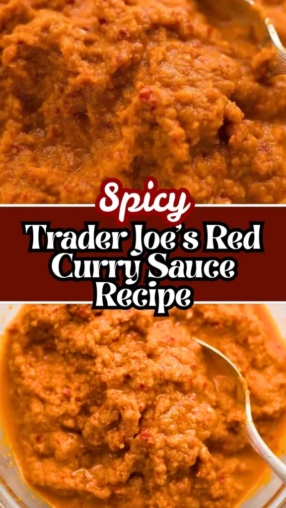Spicy Trader Joe's Red Curry Sauce