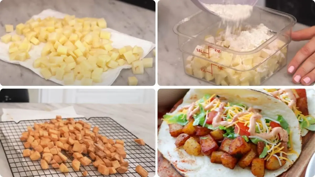 Step by Step Taco Bell Potato Taco Recipe
