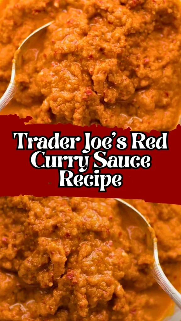 Trader Joe's Red Curry Sauce