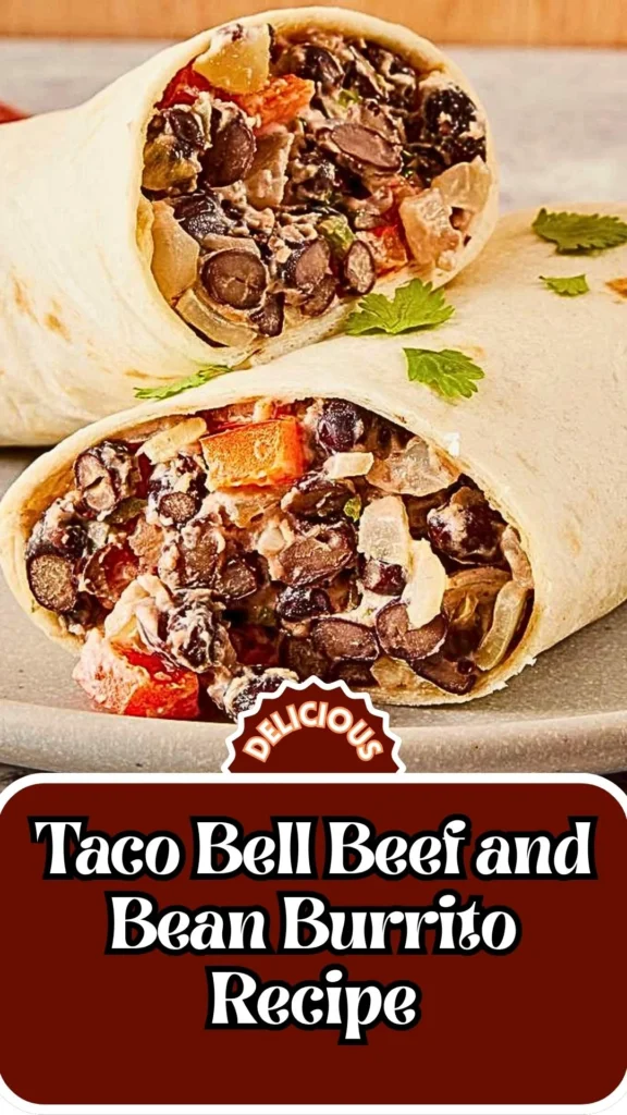 Copycat Taco Bell Beef and Bean Burrito Recipe