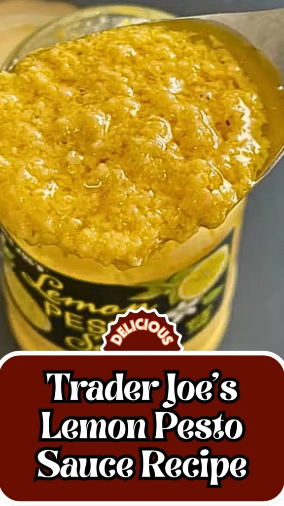 Copycat Trader Joe’s Lemon Pesto Sauce Recipe