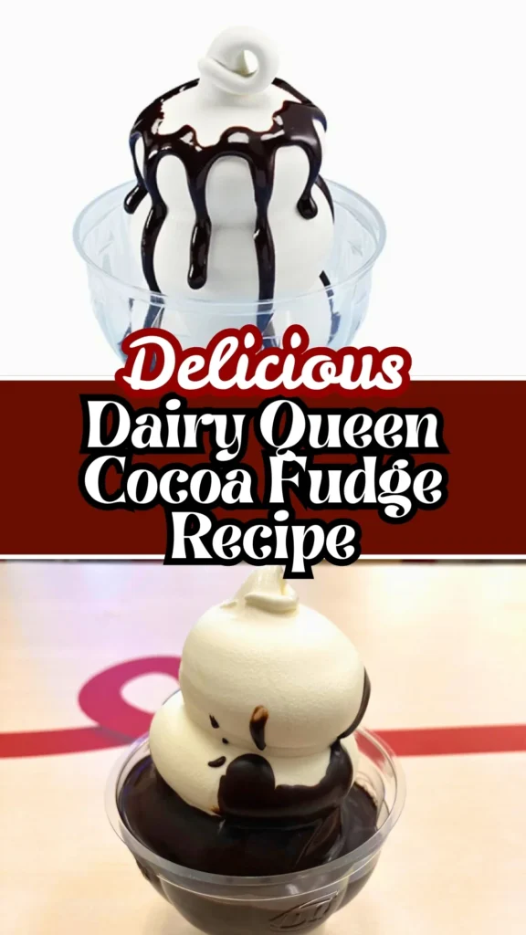 Delicious Dairy Queen Cocoa Fudge
