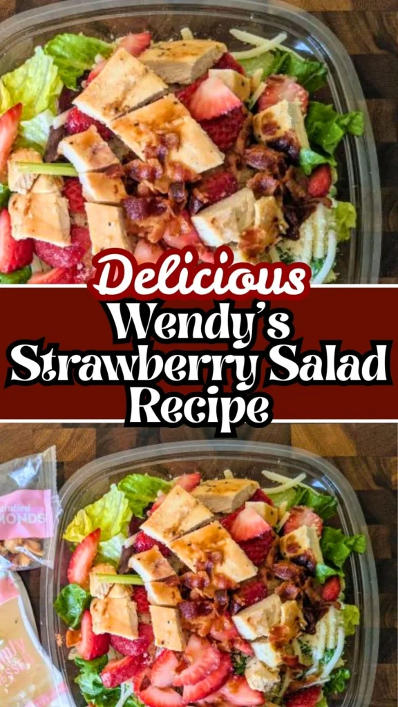 Delicious Wendy's Strawberry Salad