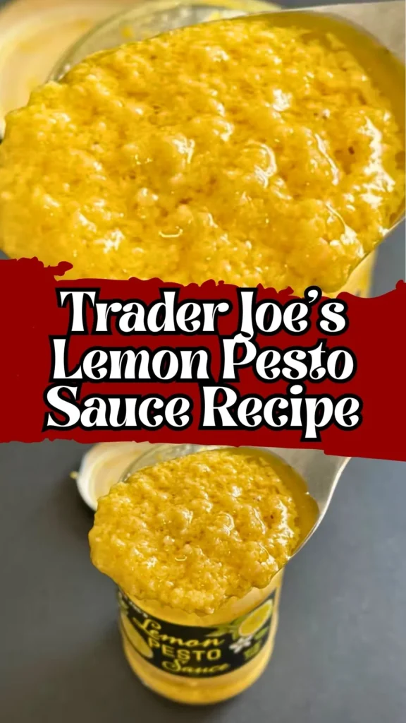 Trader Joe’s Lemon Pesto Sauce