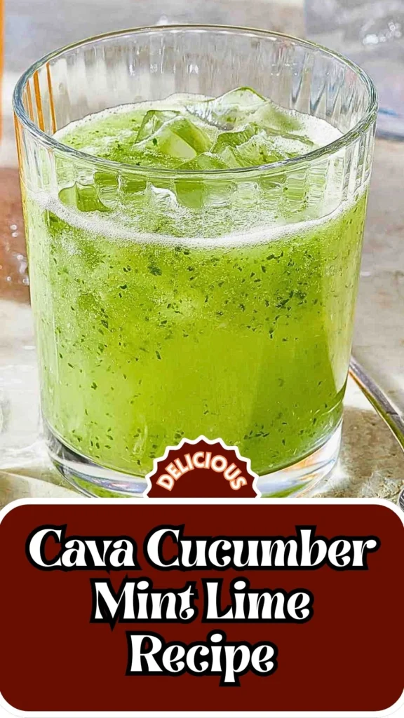 Copycat Cava Cucumber Mint Lime Recipe