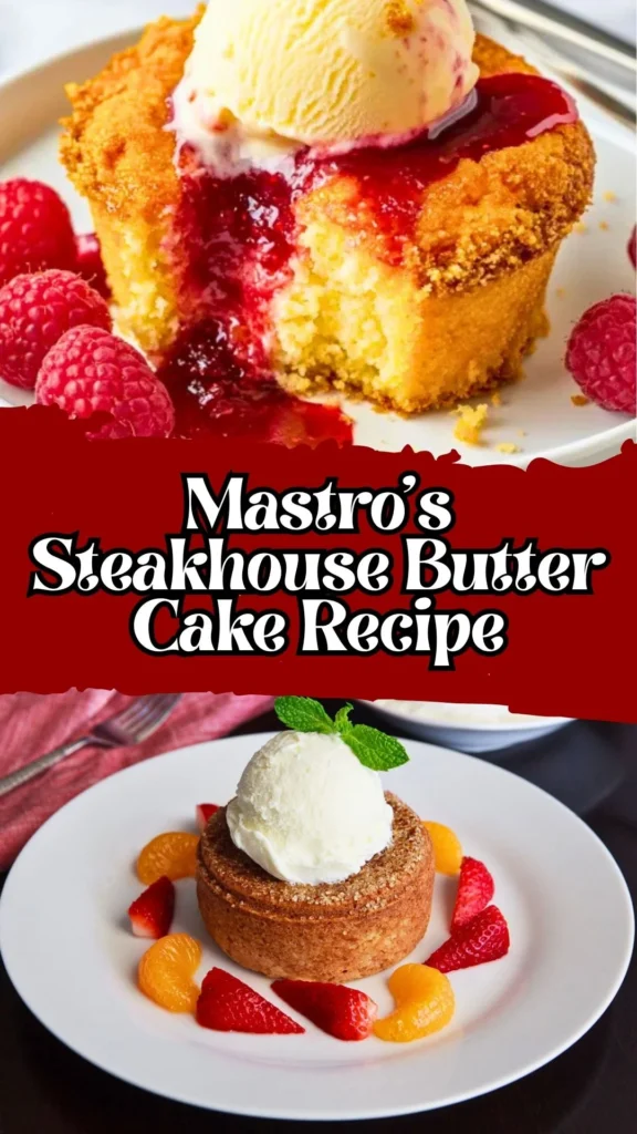 Mastro's Steakhouse Butter Cake