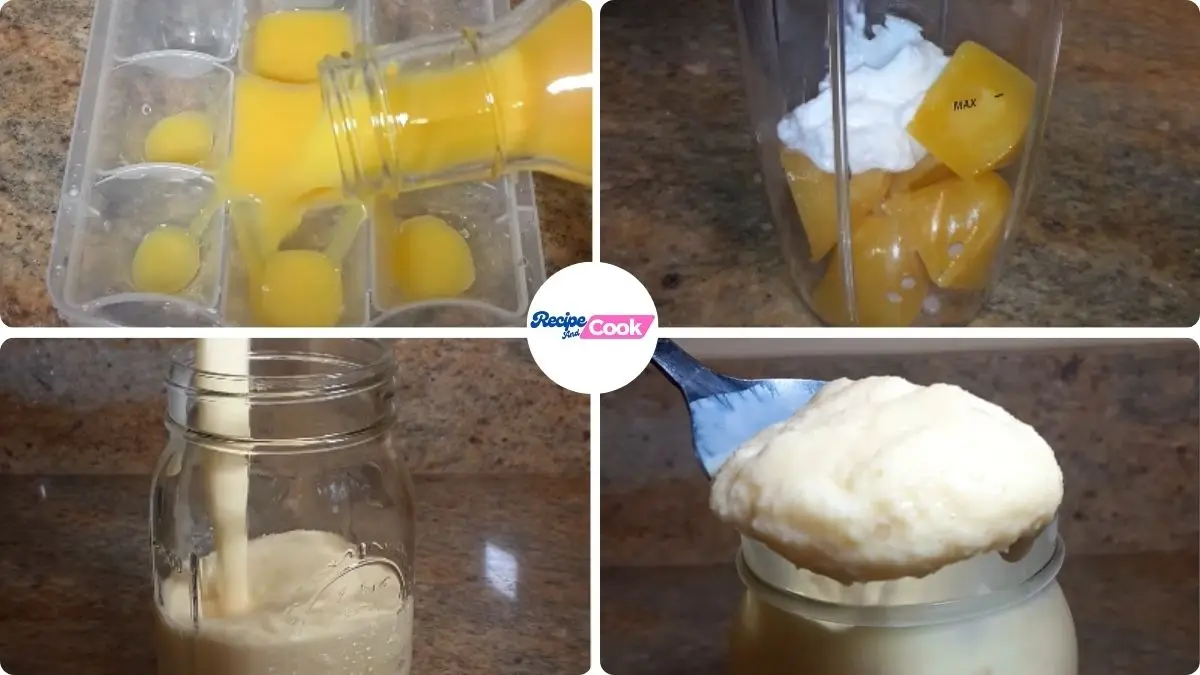 Step by Step Wendy's Creamsicle Frosty Recipe