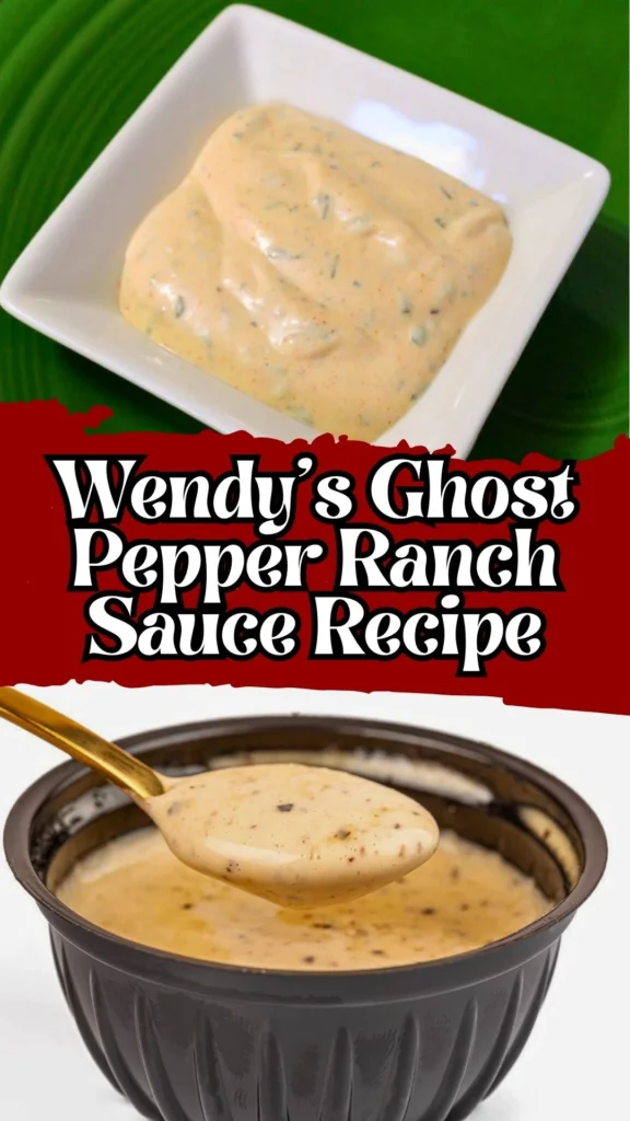 Wendy's Ghost Pepper Ranch Sauce