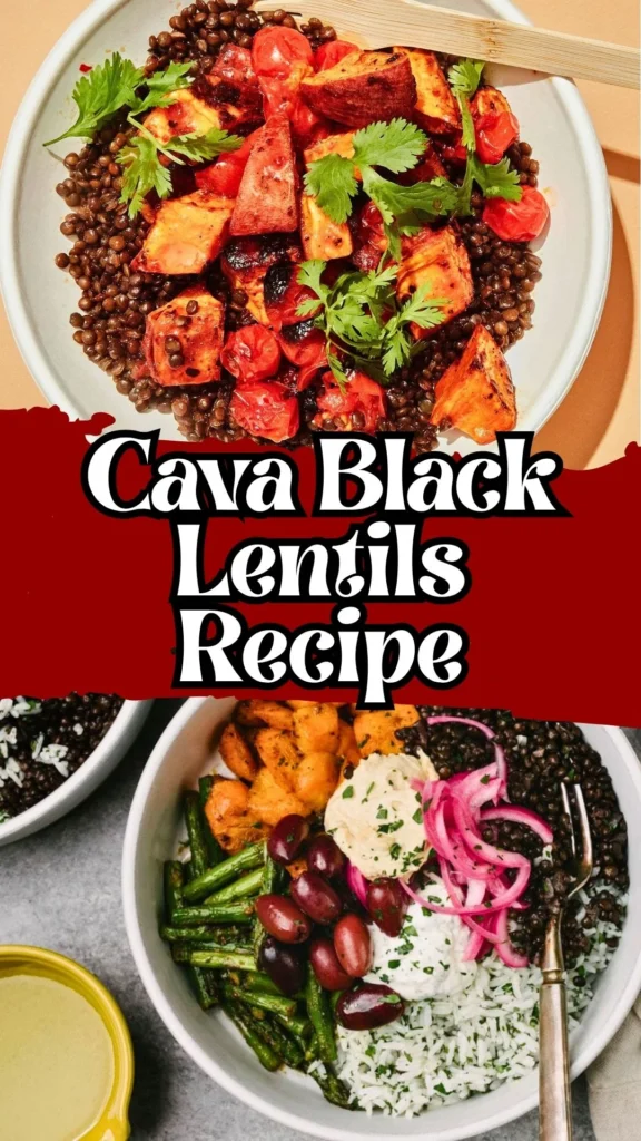 Cava Black Lentils