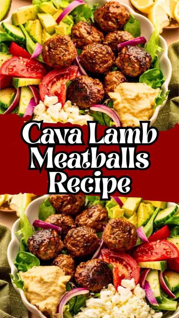 Cava Lamb Meatballs