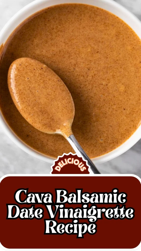 Copycat Cava Balsamic Date Vinaigrette Recipe