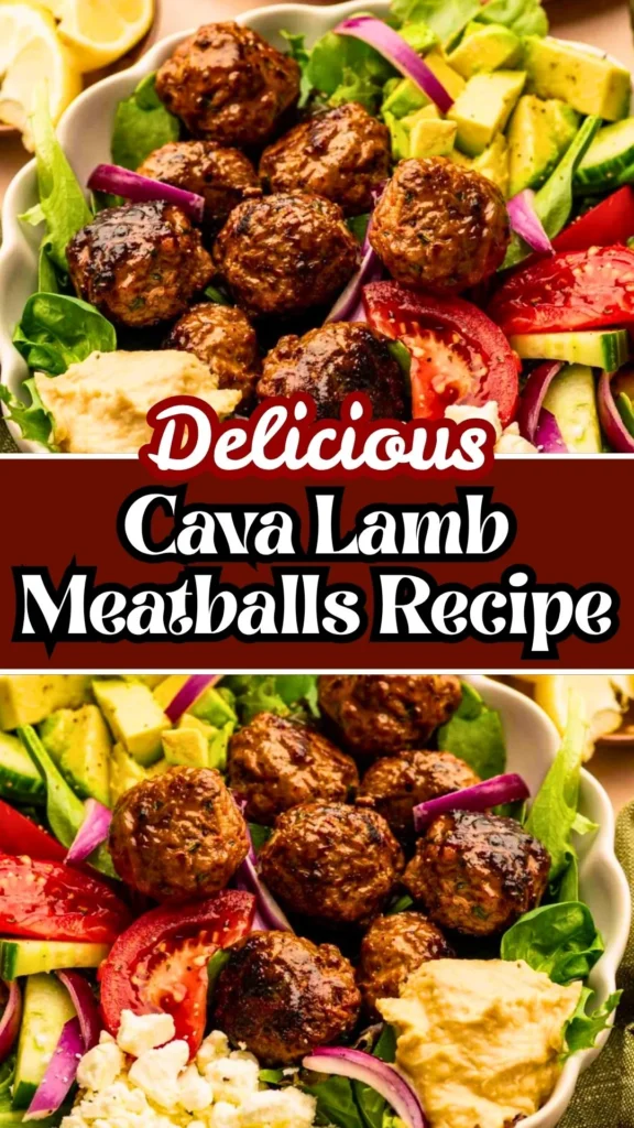 Delicious Cava Lamb Meatballs Recipe