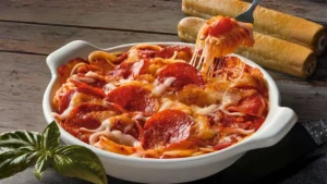 Fazoli's Pizza Baked Spaghetti Recipe
