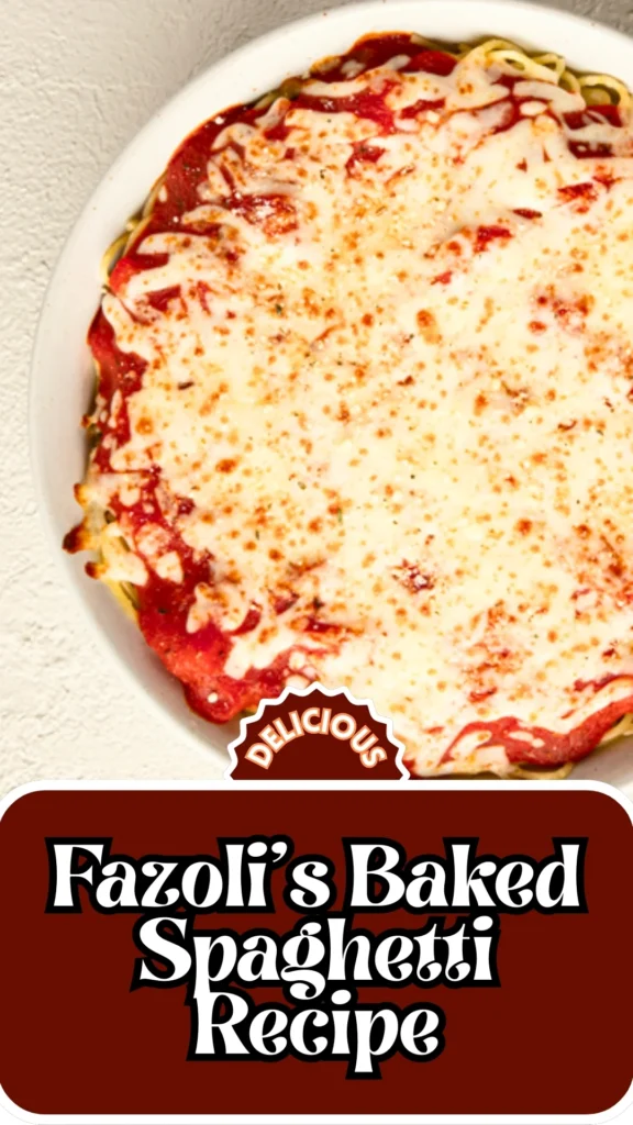 Copycat Fazoli's Baked Spaghetti Recipe