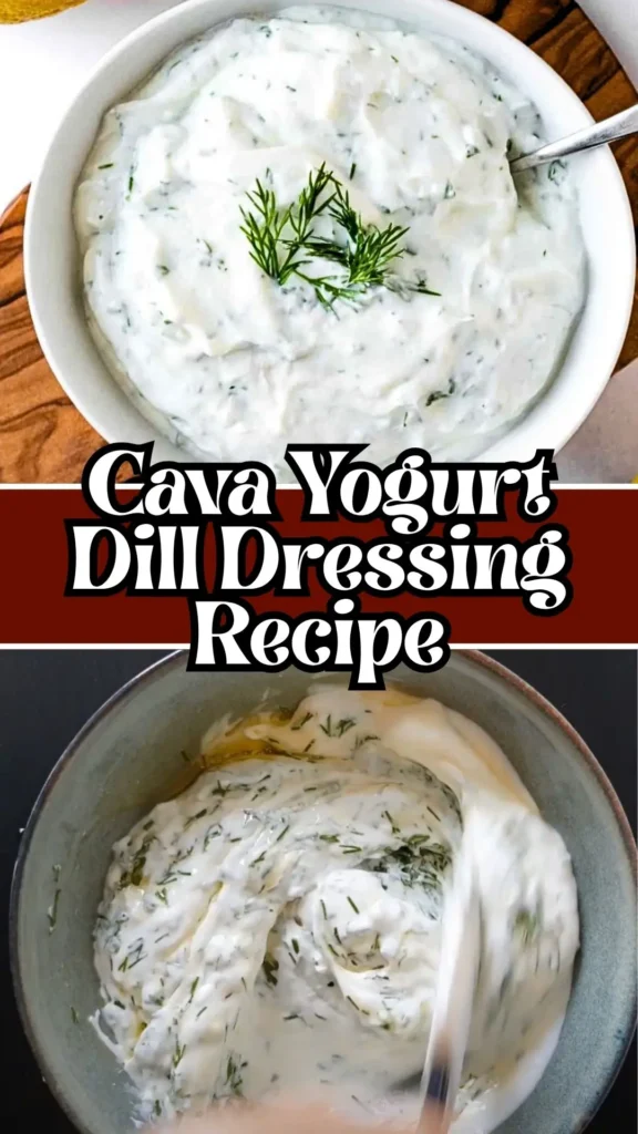 Cava Yogurt Dill Dressing