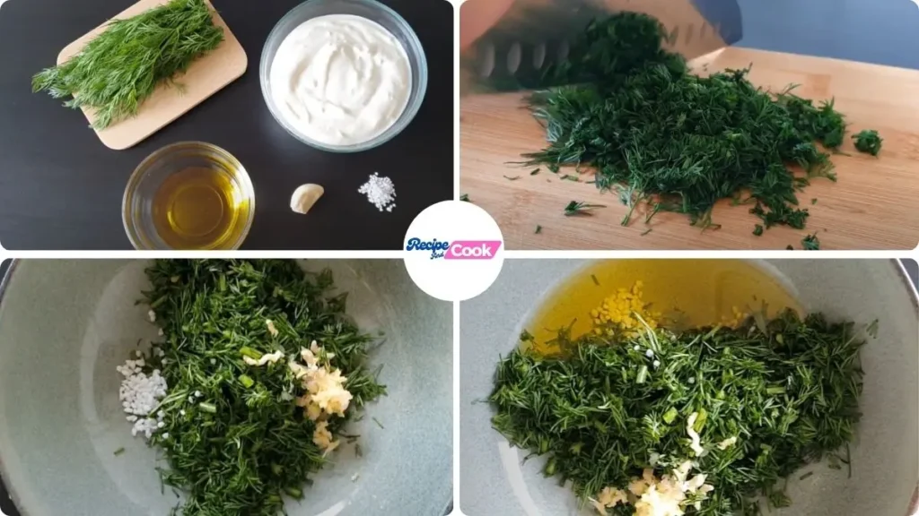 Step by Step Cava Yogurt Dill Dressing Recipe