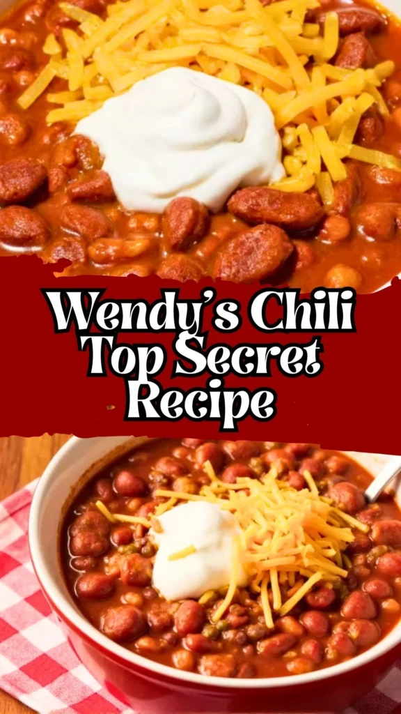 Wendy's Chili Top Secret