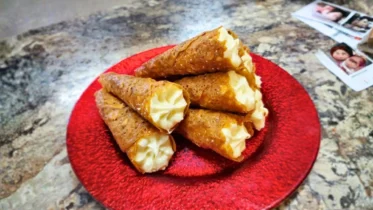 Cheesecake Almond Cone Recipe