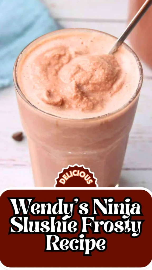 Copycat Wendy's Ninja Slushie Frosty Recipe