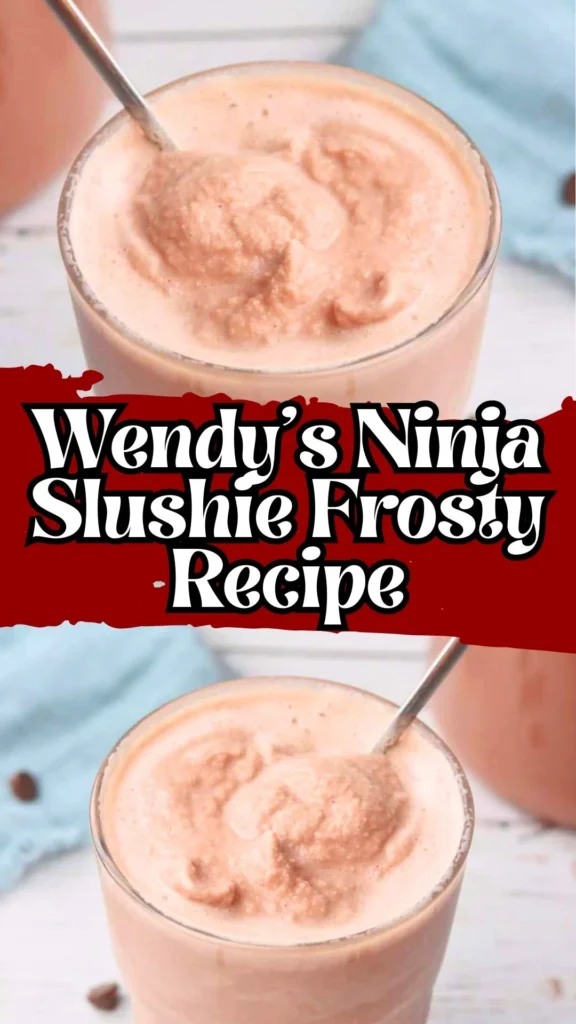 Wendy's Ninja Slushie Frosty