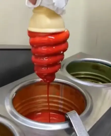 Dip in Dairy Queen Cherry Dip