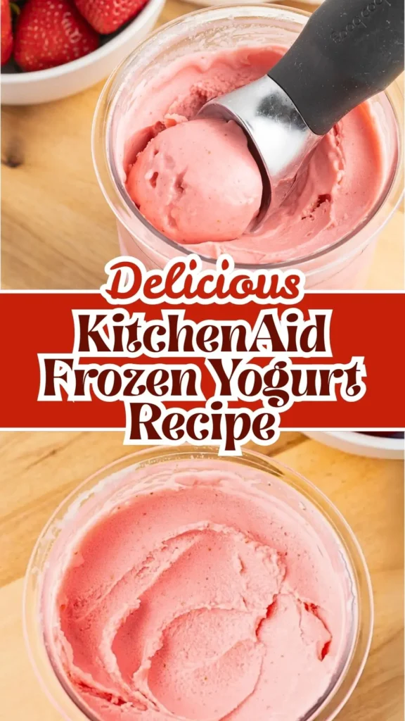Delicious KitchenAid Frozen Yogurt