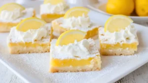 Lazy Day Lemon Cream Pie Bars Recipe