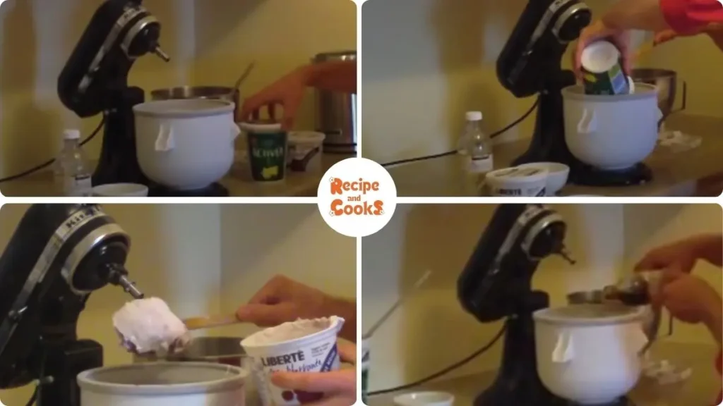 Step by Step KitchenAid Frozen Yogurt Recipe