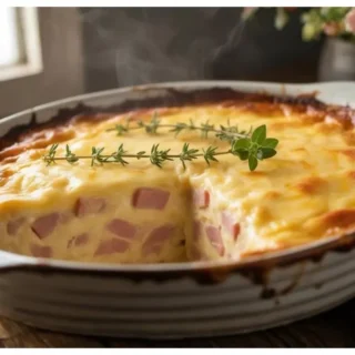 Bobby Flay Ham and Cheese Casserole Recipe