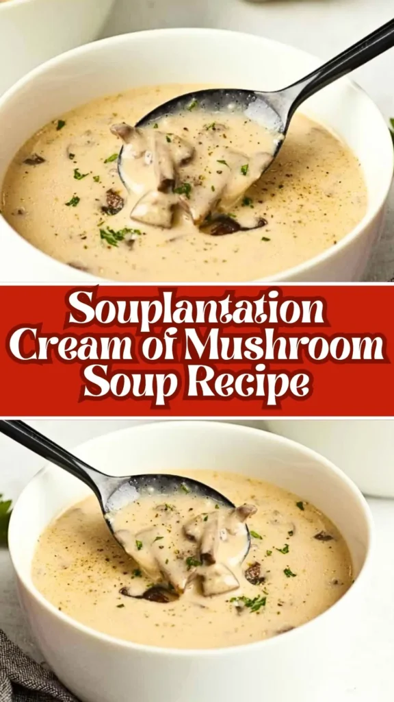 Delicious Souplantation Cream of Mushroom Soup
