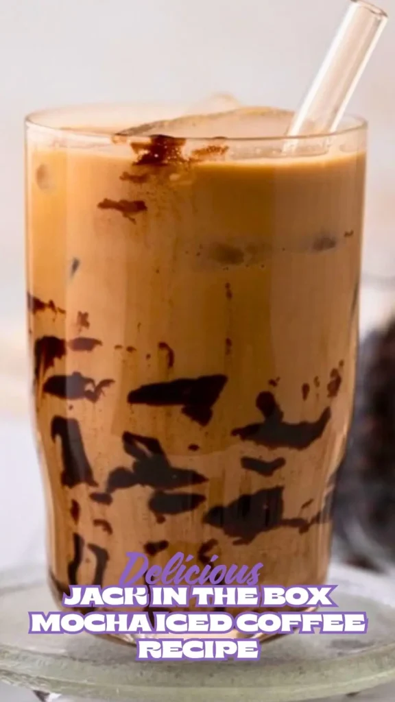 Jack in the Box Mocha Iced Coffee