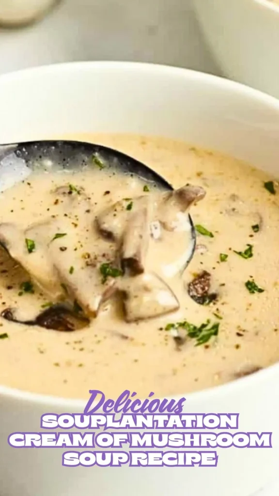 Souplantation Cream of Mushroom Soup
