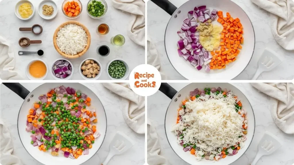 Step by Step PF Chang's Chicken Fried Rice Recipe