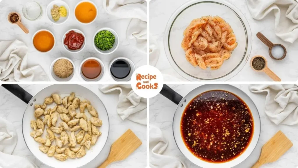Step by Step Panda Express Bourbon Chicken Recipe