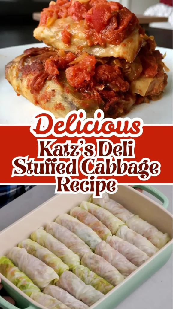 Copycat Katz's Deli Stuffed Cabbage Recipe