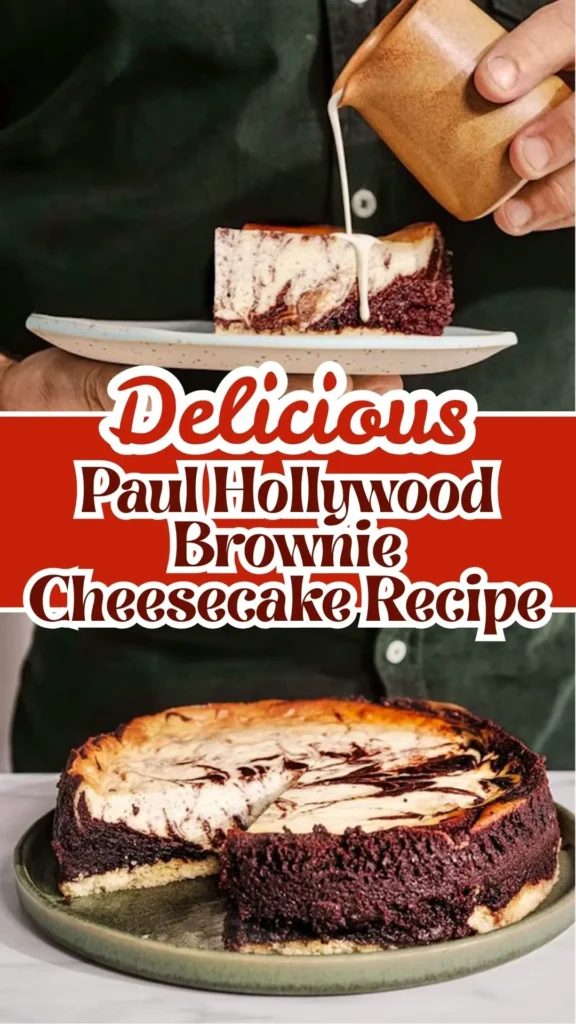 Copycat Paul Hollywood Brownie Cheesecake Recipe