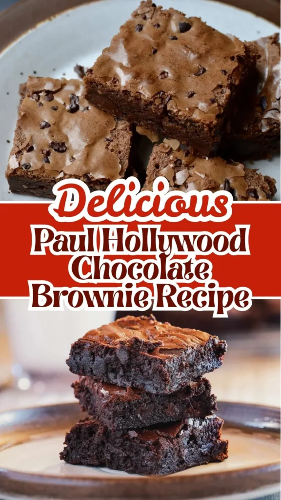 Copycat Paul Hollywood Chocolate Brownie Recipe