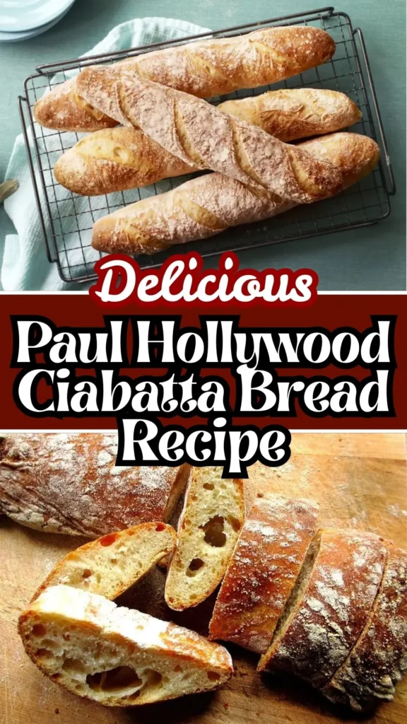 Delicious Paul Hollywood Ciabatta Bread