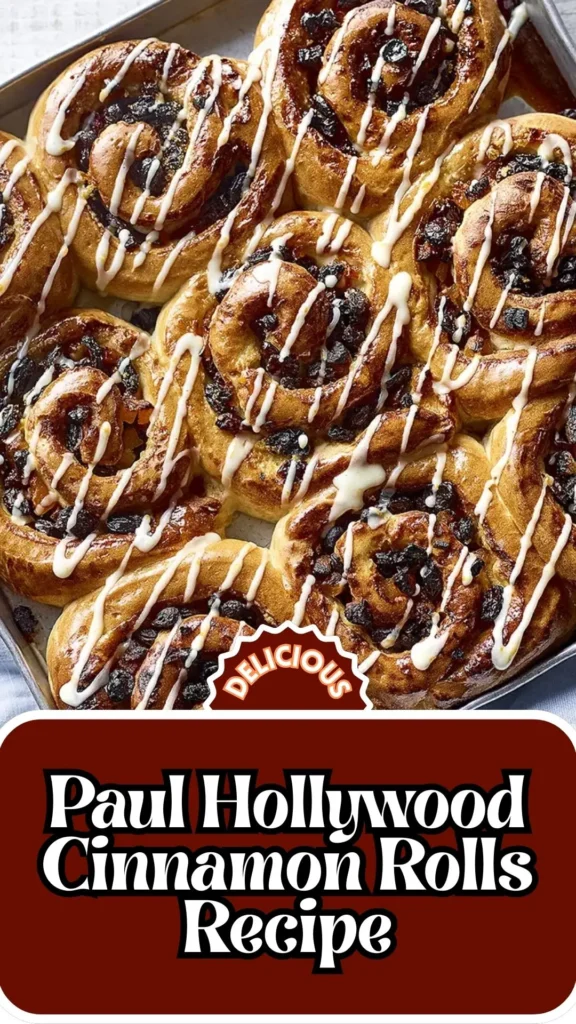Delicious Paul Hollywood Cinnamon Rolls