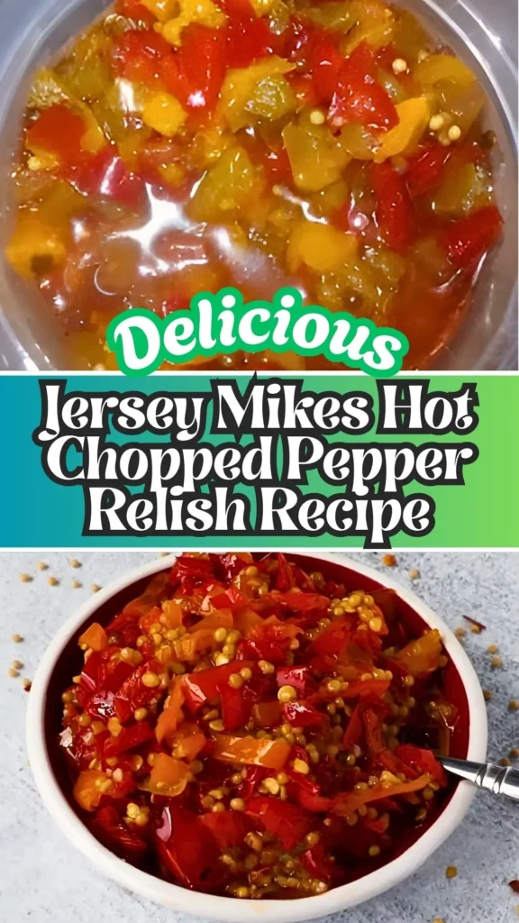 Jersey Mikes Hot Chopped Pepper Relish