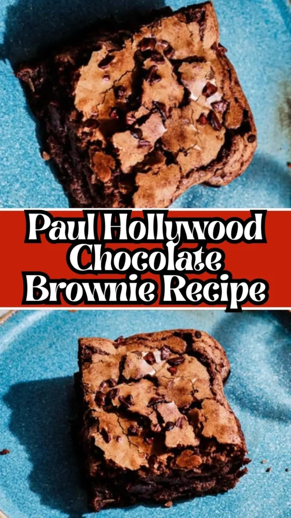 Paul Hollywood Chocolate Brownie
