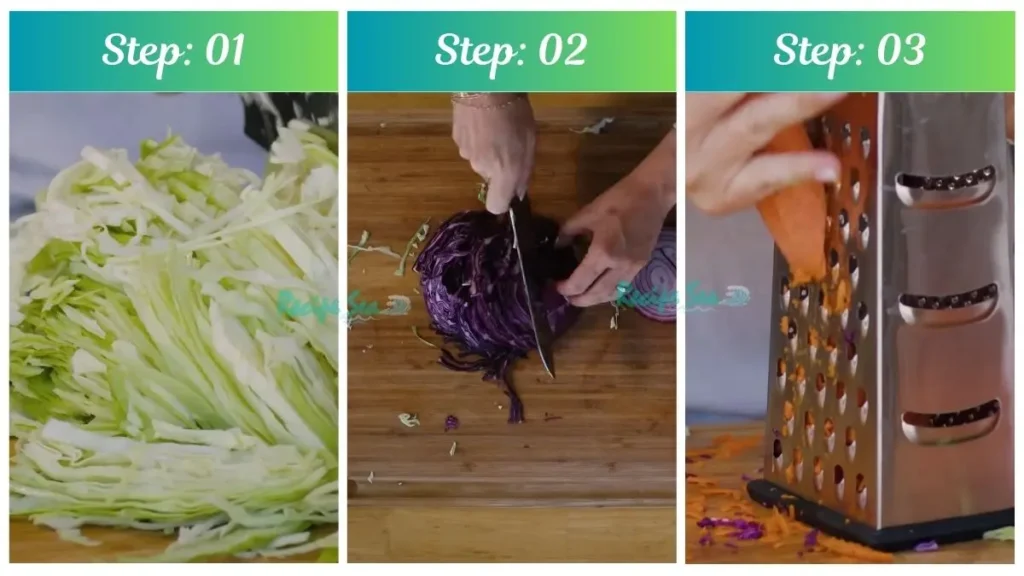 Step by Step Top O the River Coleslaw Recipe