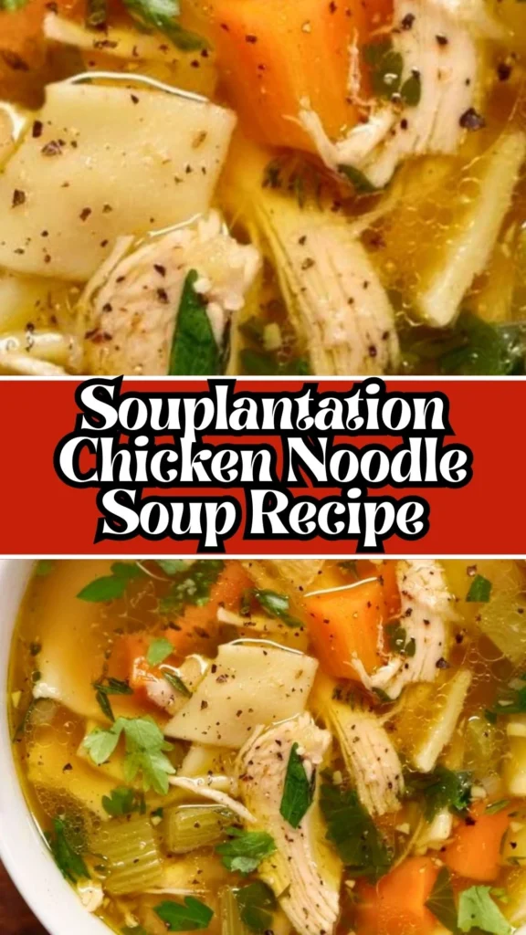 Copycat Souplantation Chicken Noodle Soup Recipe