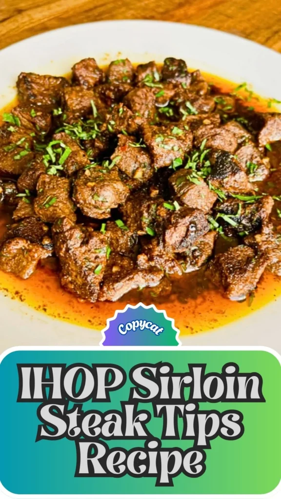 Copycat IHOP Sirloin Steak Tips Recipe