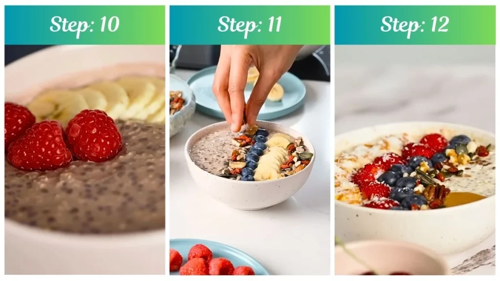 Recipe by Tropical Smoothie Chia Oatmeal Pudding